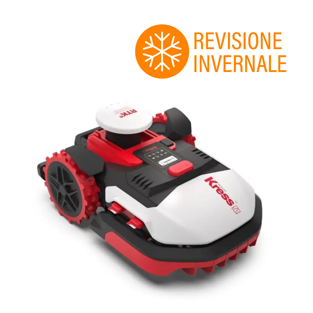 Revisione e rimessa invernale robot Kress